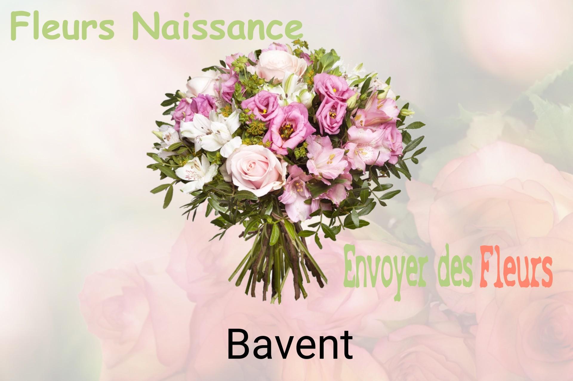 Bouquet de fleurs de naissance livré à Bavent
